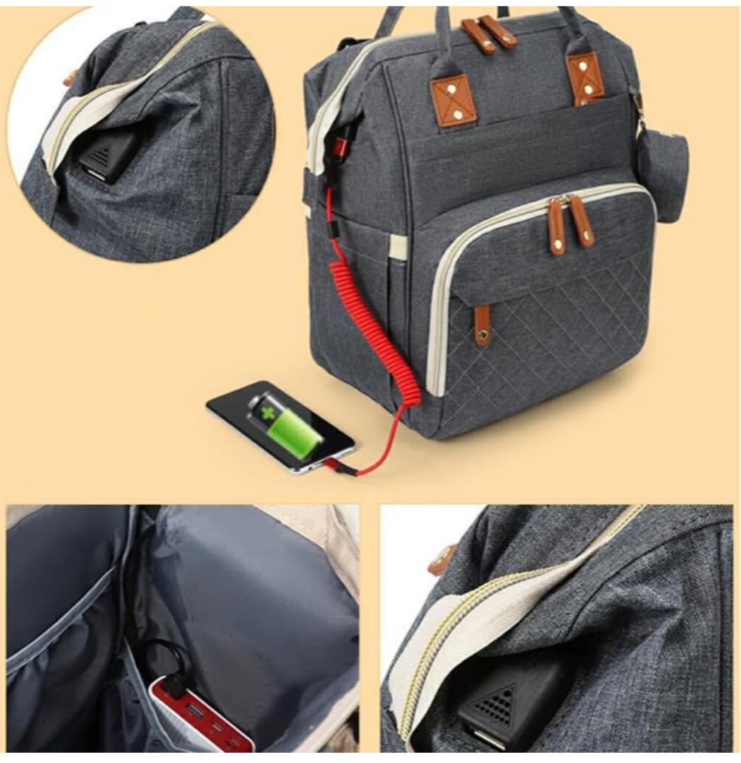 Heavy Duty Diaper Bag Reinforced Cushioned Straps Multitude Of Pockets For Shopping Trips Diaper Bag Backpack