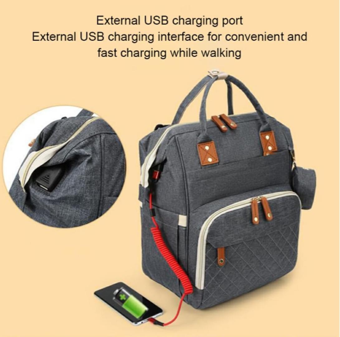 Heavy Duty Diaper Bag Reinforced Cushioned Straps Multitude Of Pockets For Shopping Trips Diaper Bag Backpack