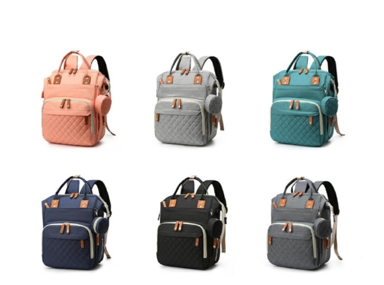 Heavy Duty Diaper Bag Reinforced Cushioned Straps Multitude Of Pockets For Shopping Trips Diaper Bag Backpack