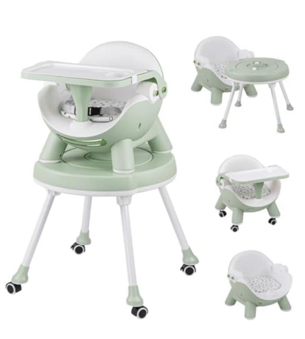 High Chair, Convertible High Chair with Removable Tray, High Chairs for Babies and Toddlers, Modern Design, Grows with Your Baby

0-24m