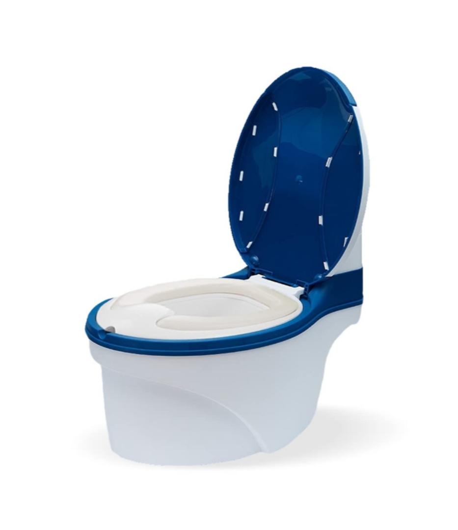 Potty Training Toilet Seat with Soft Cushion Pad and Toilet Paper Storage, Removable Urinal Pot, Portable and Comfortable for Boys and Girls