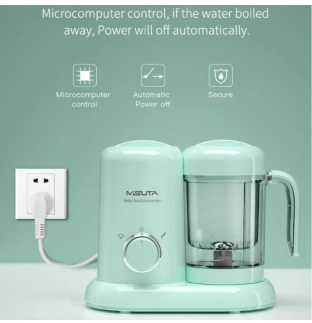 4 in 1 Multifunctional Baby Food Blender 500ml Baby Food Blender Electric Steamer Sustenance Supplement Cooking Mixing Mini Foods Grinder Cooking