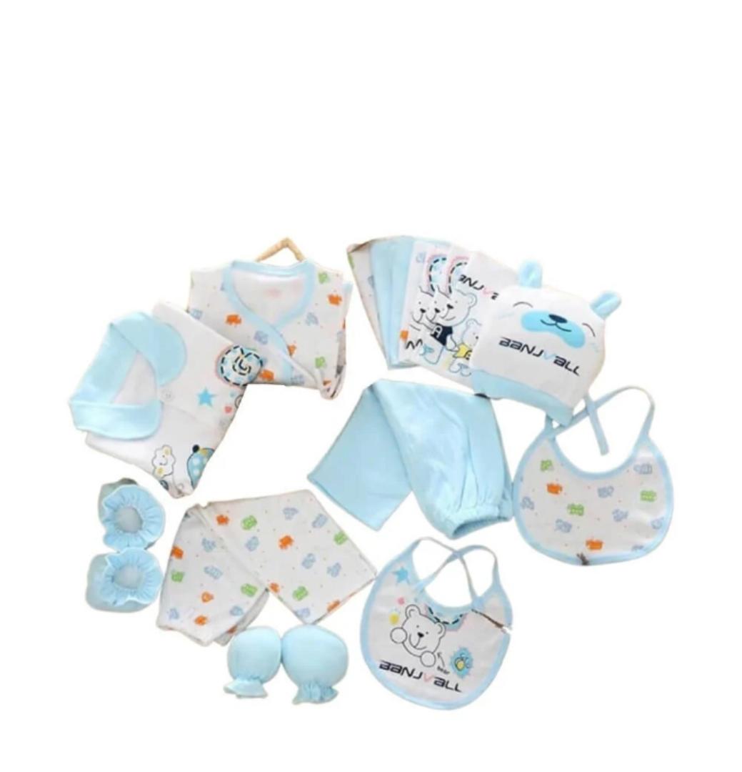Newborns Little Surprise Box UNWRAP A HAPPY STORY baby-girls, boys 17 Pcs Baby Hamper Set