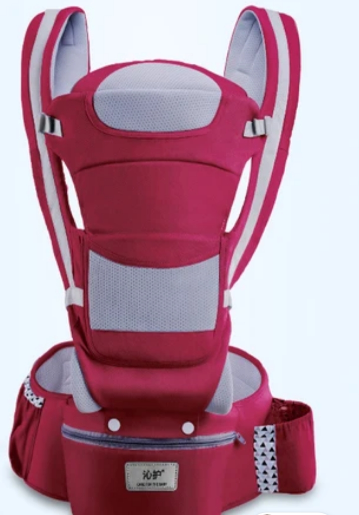 All Positions Baby Carrier, Carry Bag for Toddlers, Front and Back for Newborns to Toddlers, Ergonomic Kangaroo Baby Hip Seat with Waist Stool (0-48 Months)