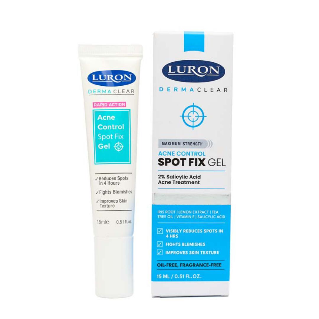 Luron dermaclear Acne control. Spot fix gel. Acne treatment. pimple cream. clear all your pimples  Suitable for all skin types