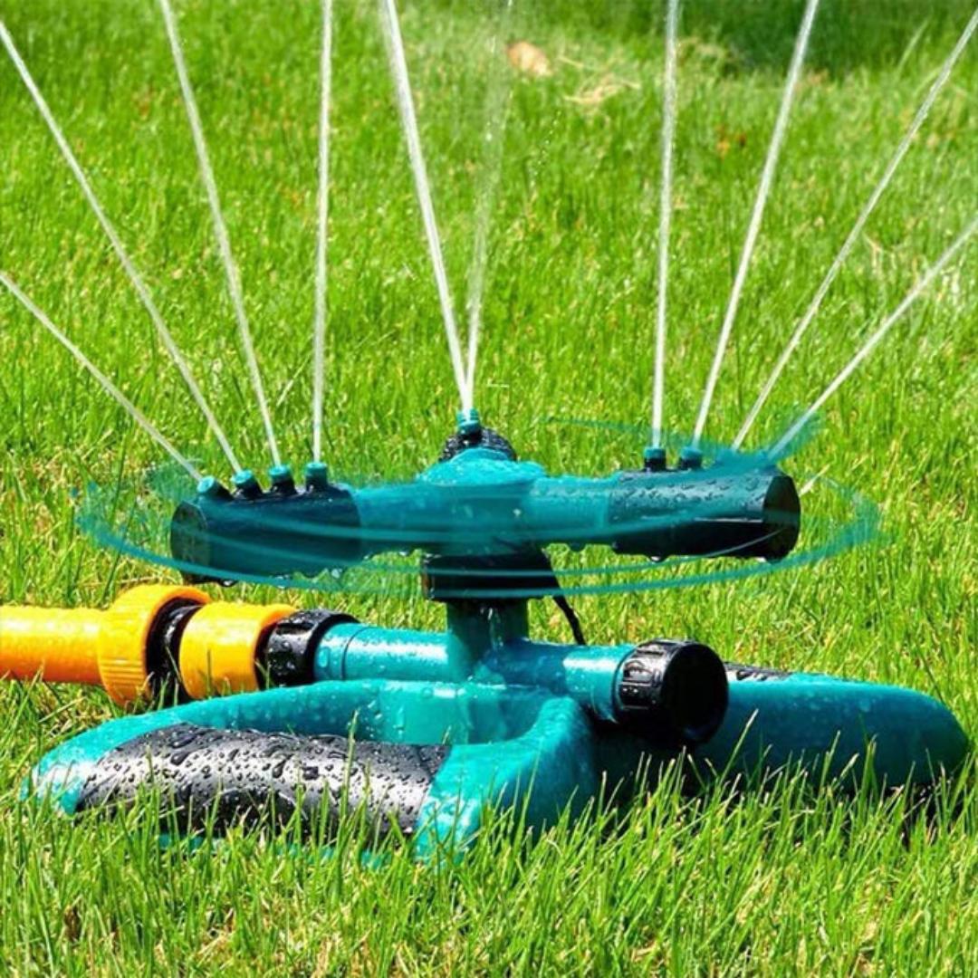 3 Arm 360⁰ Auto-Rotating Water Garden Sprinkler
