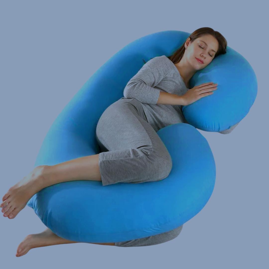C Pregnancy Pillow , Multi-Use New Pregnancy And Breastfeeding PillowNatural and pure cotton fabrics.
End bending design to maintain natural thigh separation.
Soft and comfortable backrest design.Best