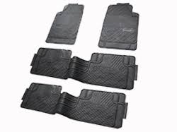 7 Seater Heavy Duty Rubber Car Floor Mats - Easy to clean, Protects car original carpet, Maximum strength and durability for long lasting usage, Easy to install.