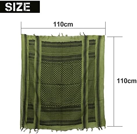 Arafat scarf unisex Lightweight Square Outdoor Shawl Arab Tactical Desert For Hiking Camping