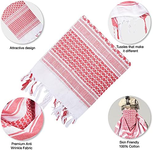 Arafat scarf unisex Lightweight Square Outdoor Shawl Arab Tactical Desert For Hiking Camping