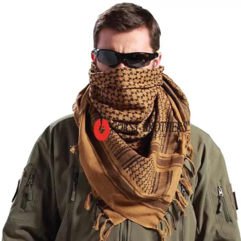 Arafat scarf unisex Lightweight Square Outdoor Shawl Arab Tactical Desert For Hiking Camping