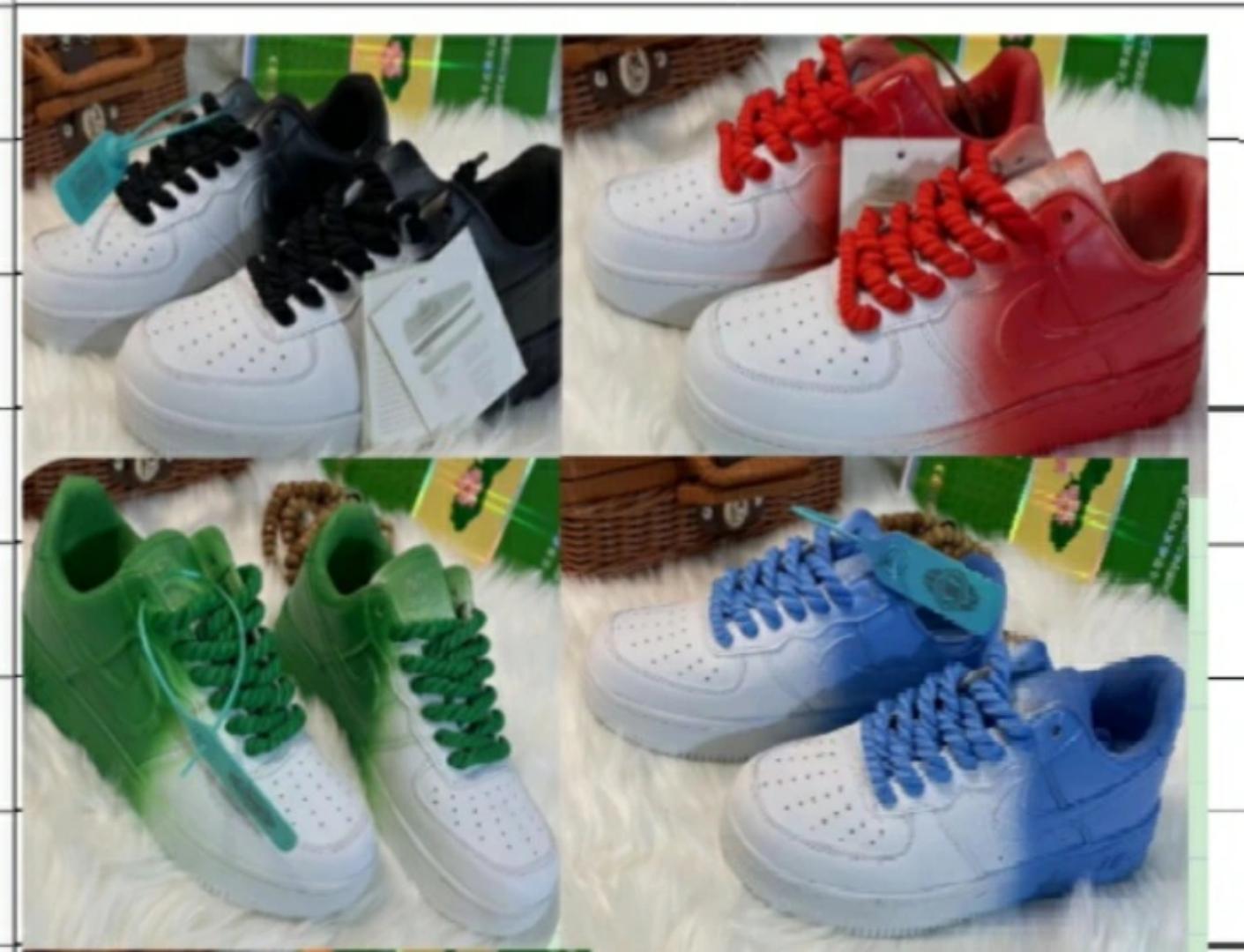 fashionable airforce 1 breathable sneaker shoes as pictured
