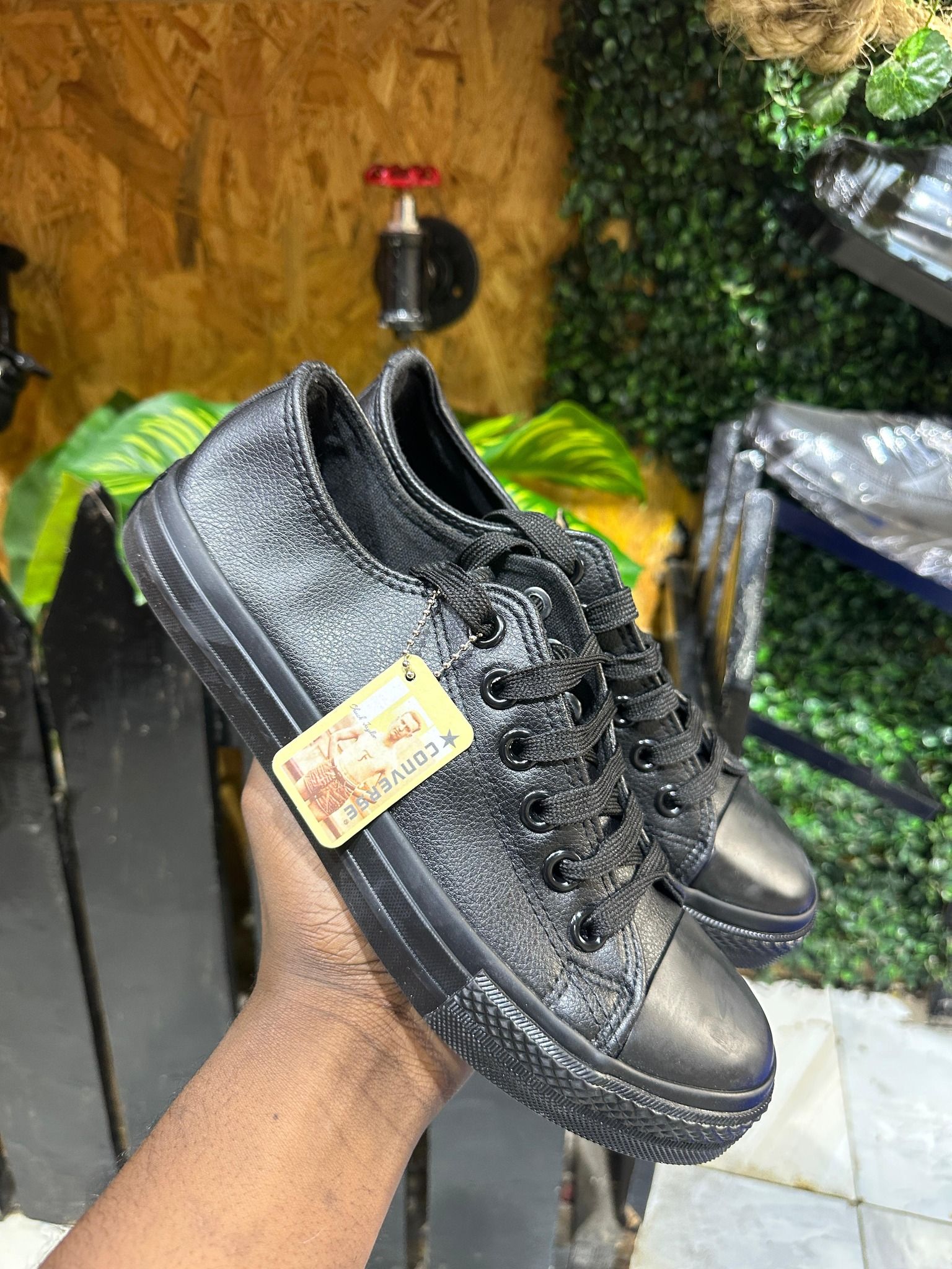 Dripsteps All Star Leather Converse Rubber Shoes