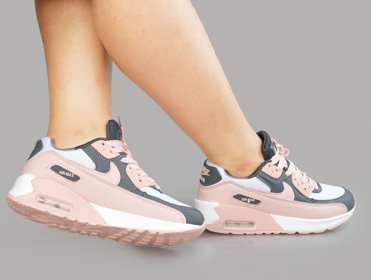 Dripsteps Valentine High Quality Pink Airmax 90 Women’s Sneakers – Cute Fashion Shoes, Stylish & Comfortable, Perfect Everyday Wear & the Best Gift for Her