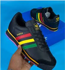 Dripsteps Adidas Samoa Rasta color - 🖤 Adidas Samba Rasta Edition – Classic Street Style 🌈