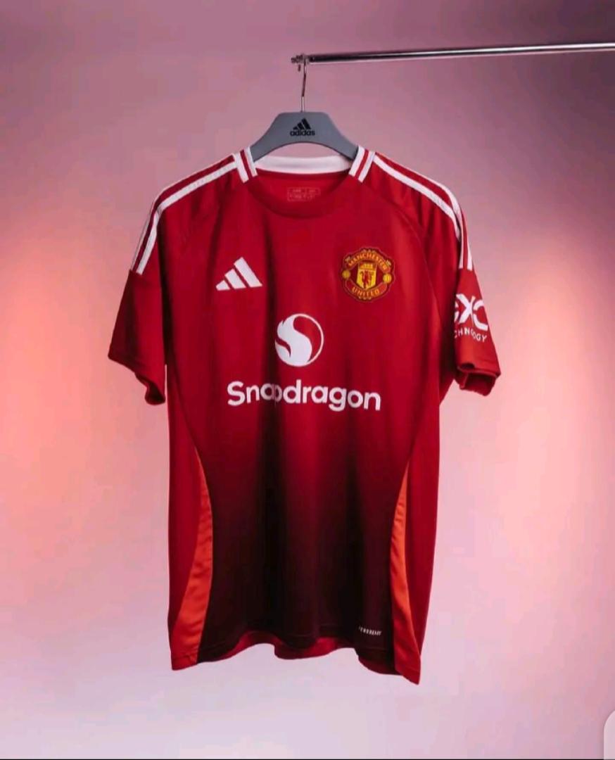 SUPER SALE!!!! MANCHESTER UNITED HOME KIT JERSEY men's/unisex top t-shirt