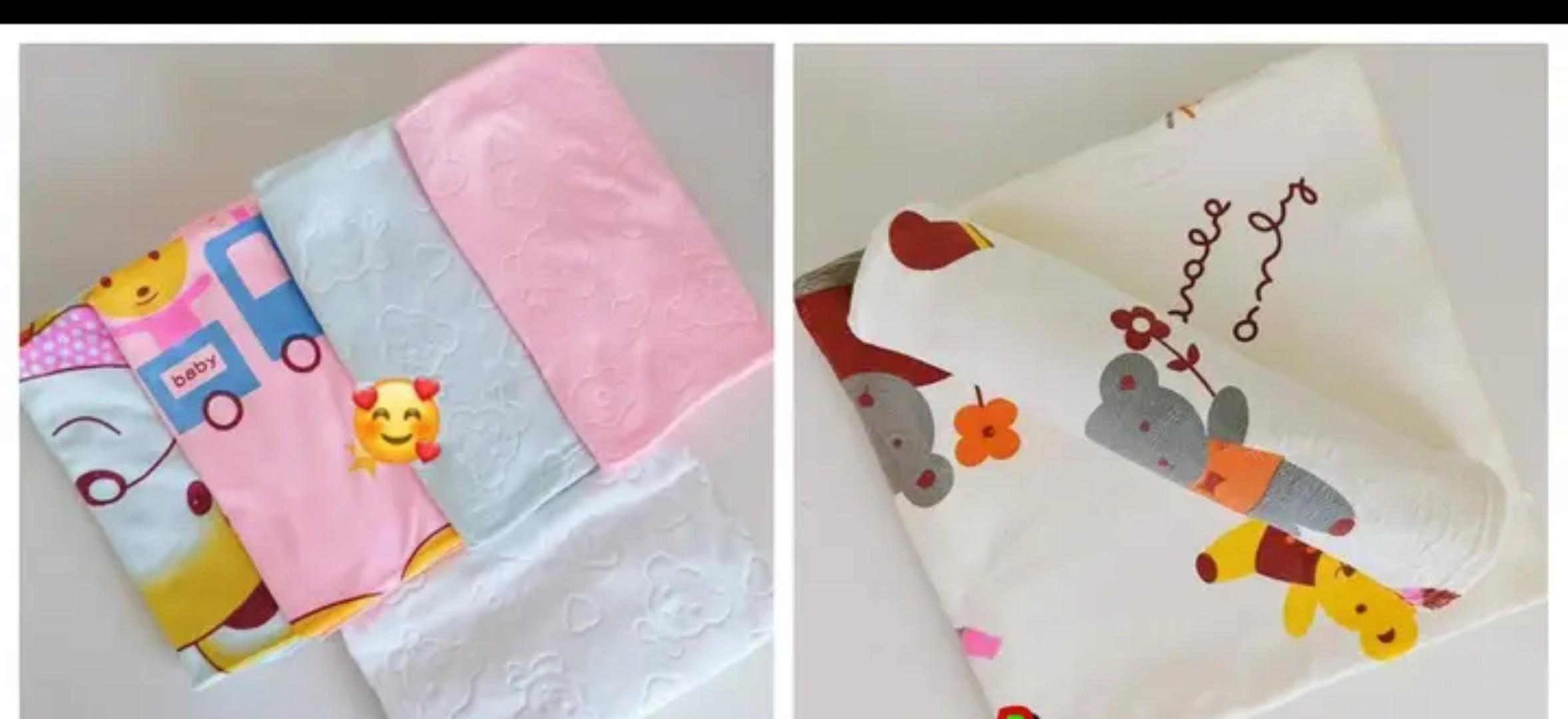 Newborn package 35  Essential Items - 1 bathnet, 4 flannels, 6 washcloth, 1 fleece romper, 3 pairs socks, 11 pcs receiving set, 1 big baby warmer, 1 baby care kit, 3 kofia, 3pcs mittens, 1 blanket