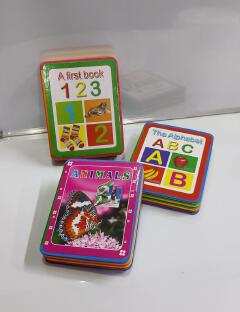 Animal, alphabet and numbers first books for kids .