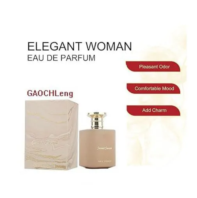 Taskeen Paris Caramel Cascade Perfume, Eau De Parfum for Women, Long Lasting Scent Salted Caramel Perfume for Women