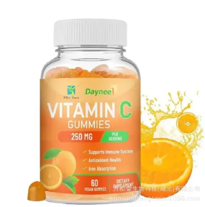 Daynee Vitamin C 250mg Chewable Gummies- 60s - Boost Immunity Increase Iron Absorption Maintain Efficient Energy-yielding Metabolism Vitamin C Supplement - 60Pcs