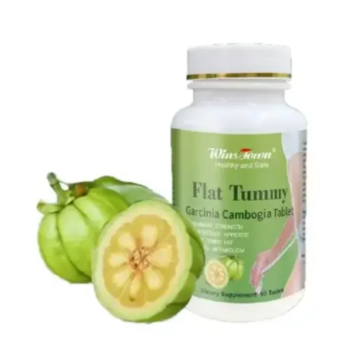 Flat Tummy Tablet With Garcinia Cambogia (800mg) Wins Town Flat Tummy Pills Garcinia Cambogia 60 Capsules Burns Tummy, Suppresses Appetite, and Boosts Metabolism High Quality Effective Flat Tummy.