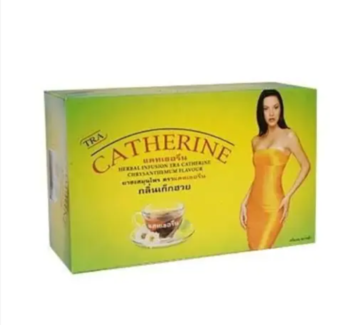 SLIMMING TEA Catherine Tea Chrysanthemum Herbal Weightloss - 32 Bags Green.