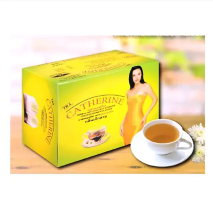 SLIMMING TEA Catherine Tea Chrysanthemum Herbal Weightloss - 32 Bags Green.