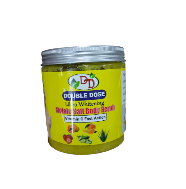 Molato Double Dose Ultra Whitening Salt Body Scrub With Vitamin C Fast Action For Hydrating,Exfoliating ,Nourishing,Brightening
