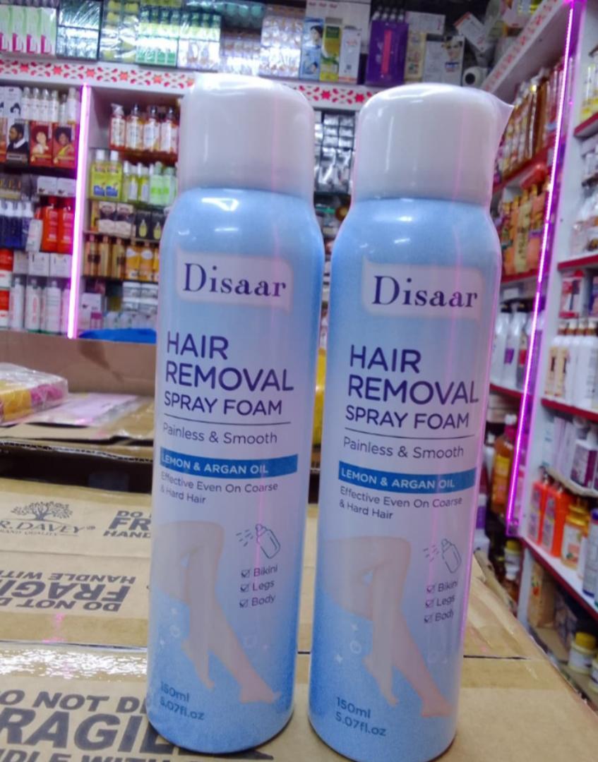 Disaar Permanent Hair Removal Spray Smooth & Painless Remove Hair Spray Foam For Men And Women Spray Removal Spray Face Arm Armpit Chest Back and Legs Skincare Hair Removal Cream