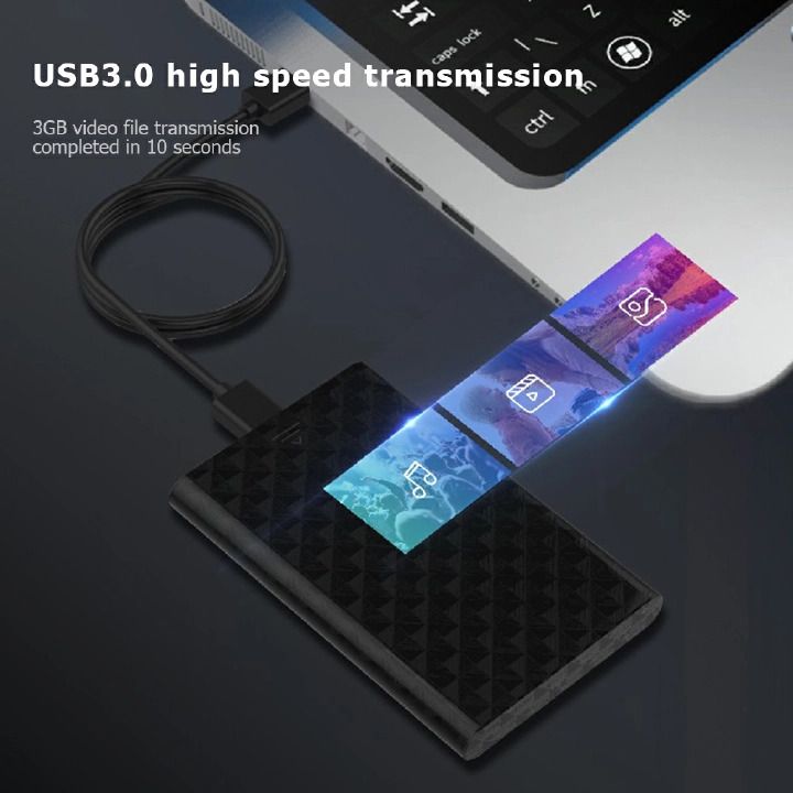 Lenovo 1TB UHD USB 3.0 Portable Hard Drive