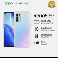 Refurbished OPPO Reno5 5g 6.43" 4300mAh (8GB+6GB)Ram,128GBRom, Rear Camera: 64MP Front Camera: 32MP