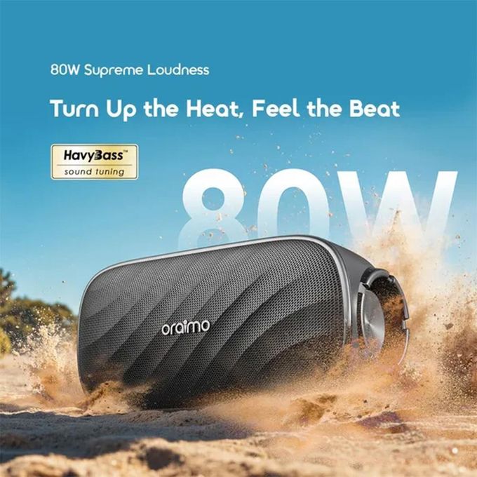 oraimo SpaceBox Pro, 80W Karaoke-Support Wireless Speaker