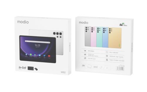Modio M92 5G Android 11.1-Inch Tablet, 16GB RAM, 1TB ROM, Dual SIM, 10000mAh
