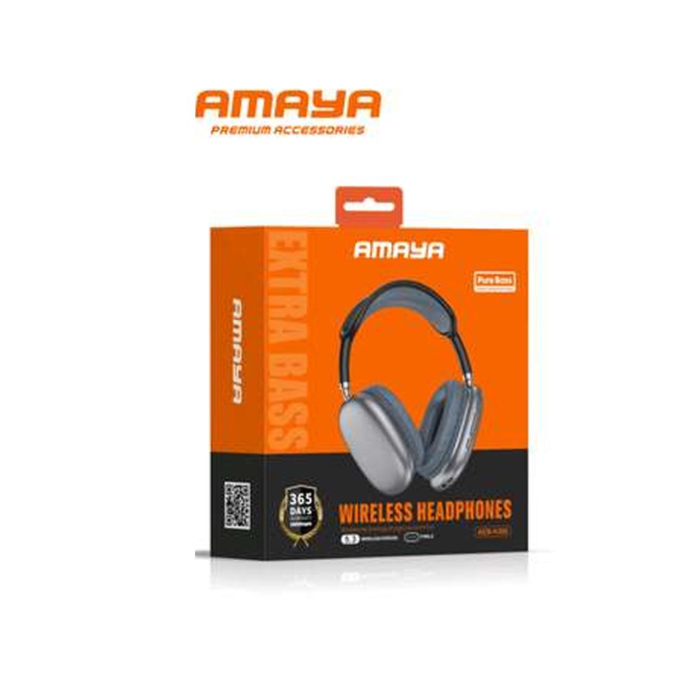 Amaya AEB-H300 Over-Ear Foldable design Headphones – Powerful Bass & Noise Isolation