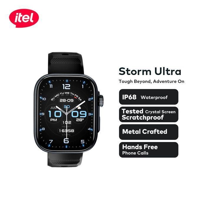 Itel Smart Watch Storm Ultra, 2.02'' HD, Scratchproof