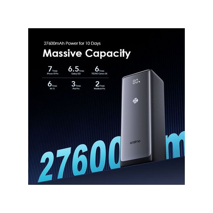 Oraimo PowerJet 130 27600mAh 130W Power Bank