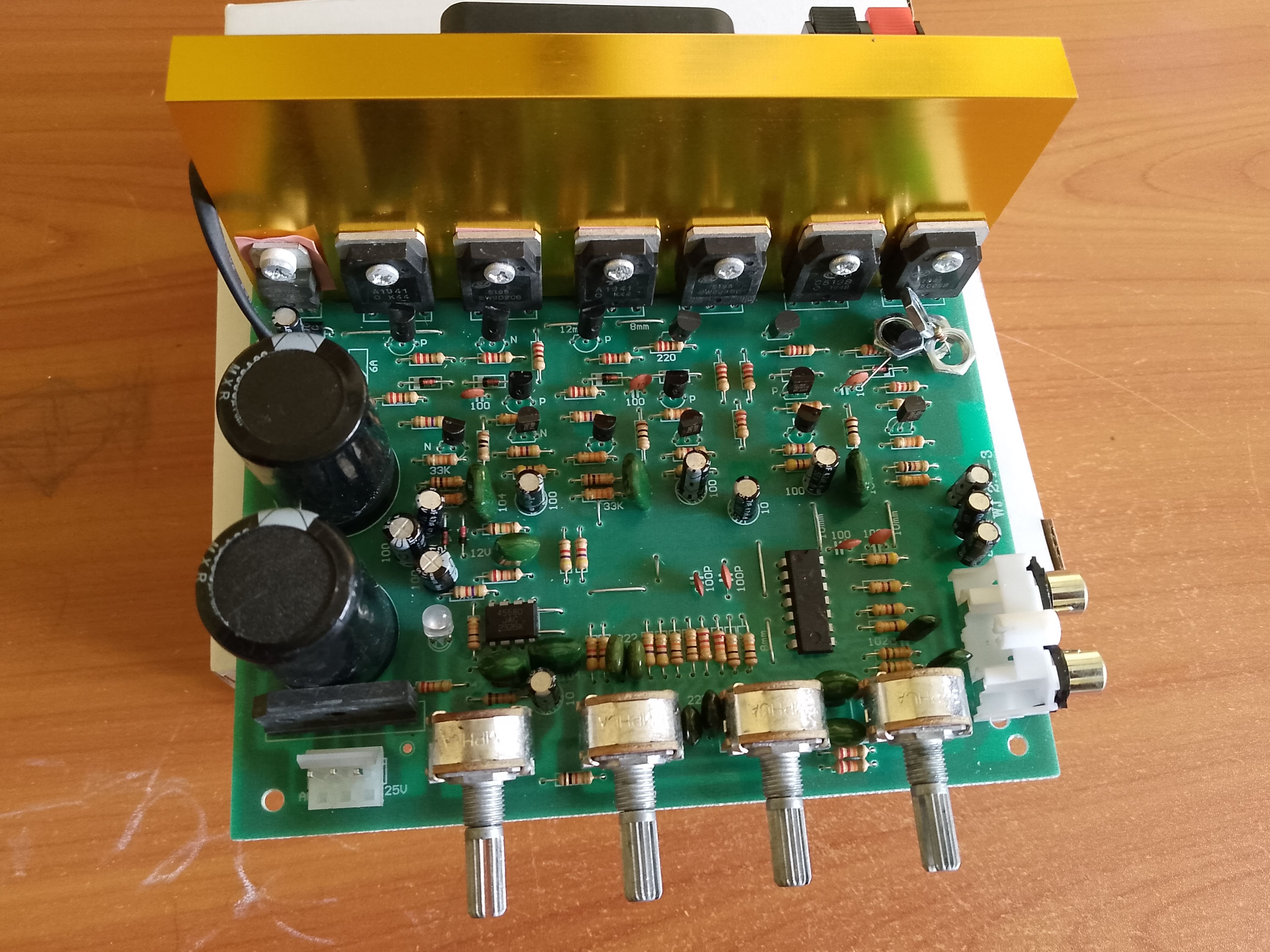 DX-2.1 High Power 2.1CH Audio Amplifier Board – 150W Subwoofer + Dual Channel Output, AC 18–24V, Large Power Sound Amplifier (Green Board)