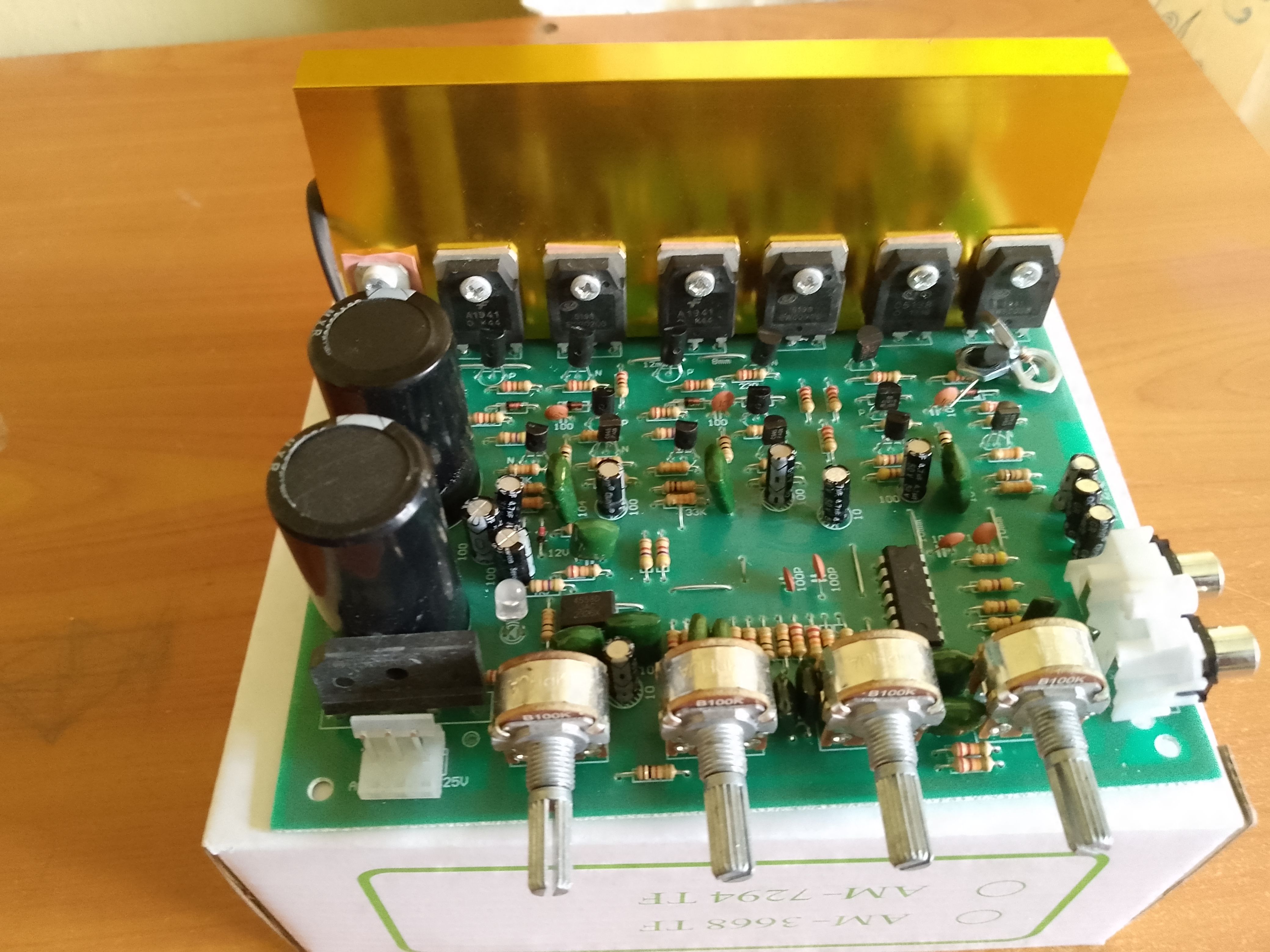 DX-2.1 High Power 2.1CH Audio Amplifier Board – 150W Subwoofer + Dual Channel Output, AC 18–24V, Large Power Sound Amplifier (Green Board)