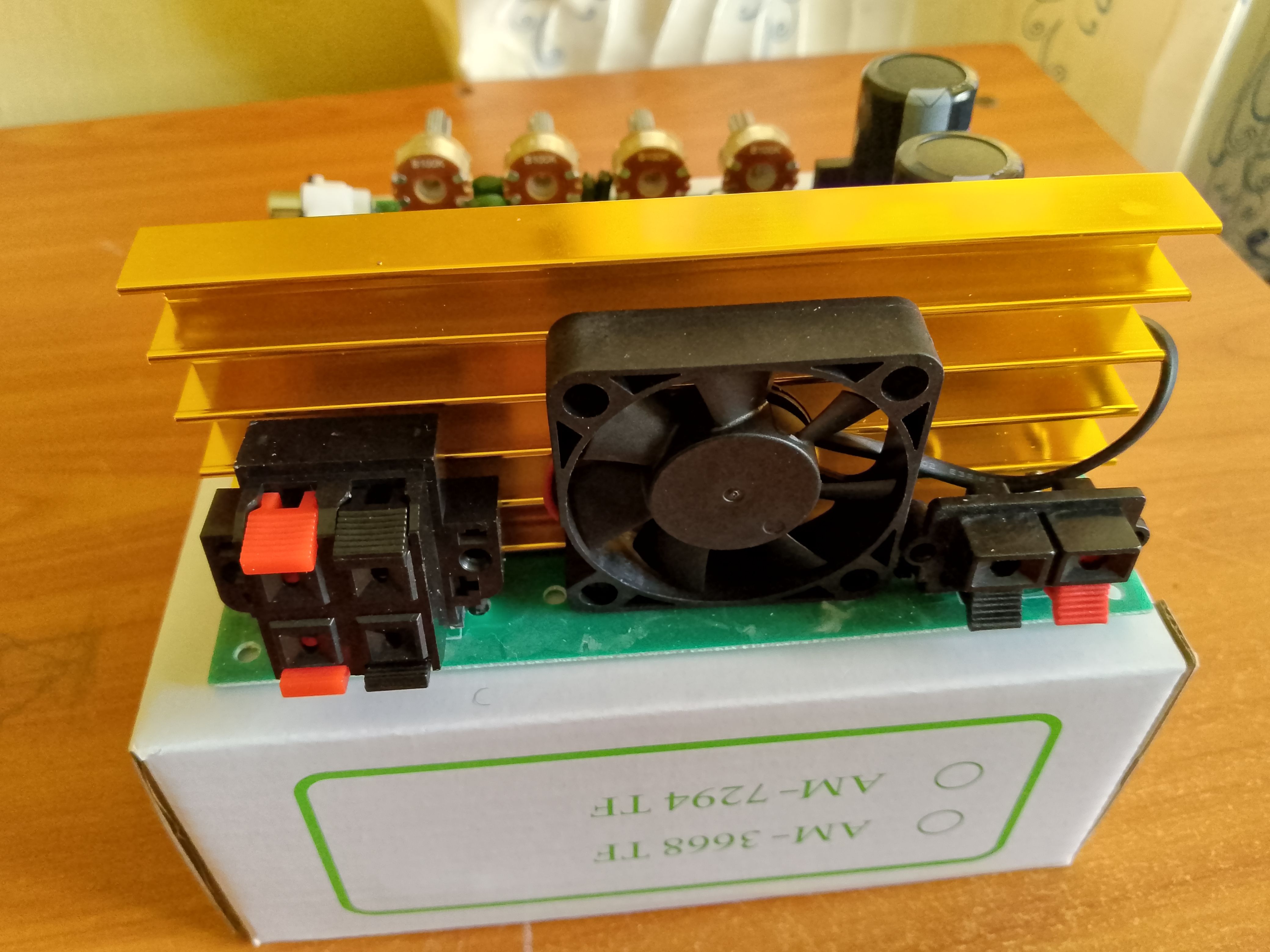 DX-2.1 High Power 2.1CH Audio Amplifier Board – 150W Subwoofer + Dual Channel Output, AC 18–24V, Large Power Sound Amplifier (Green Board)