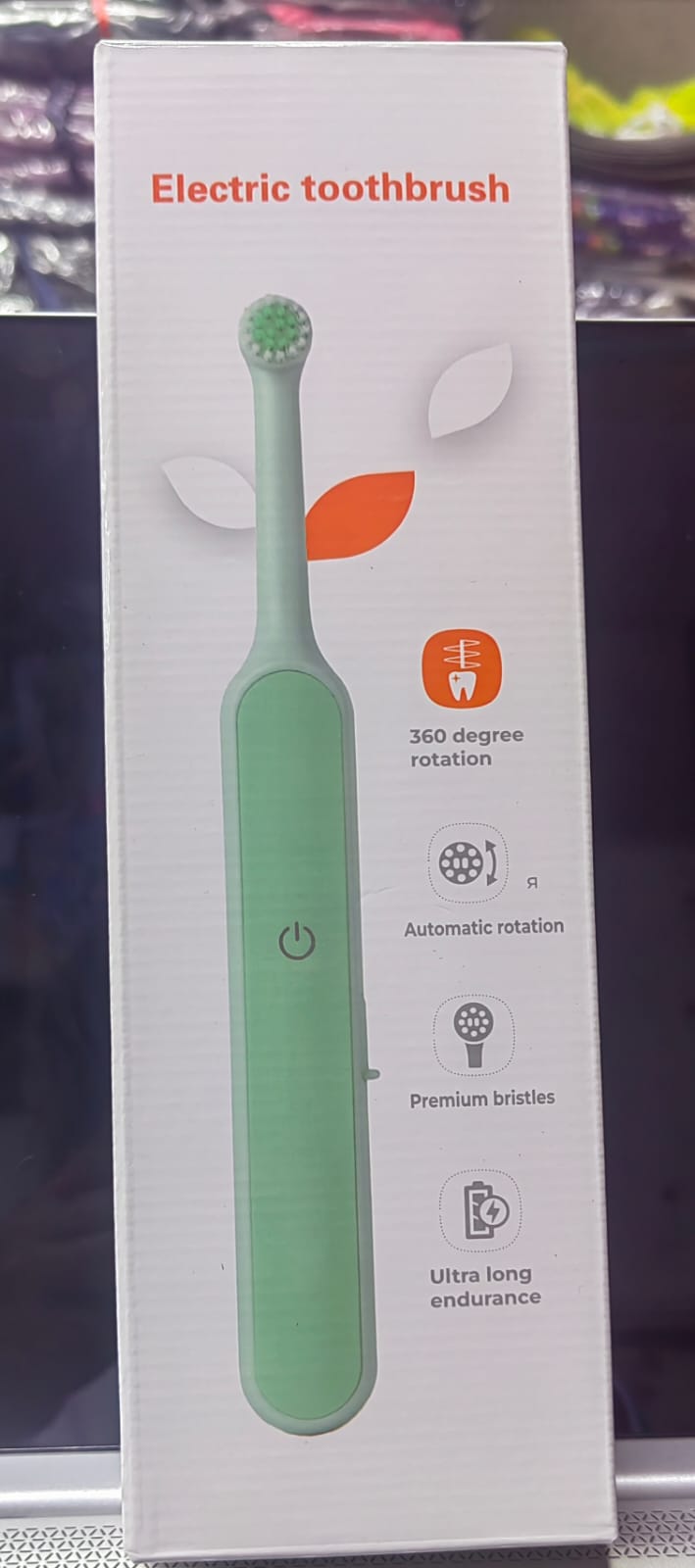 Ultrasonic Electric Toothbrush Rechargeable USB Waterproof Sonic Automatic Tooth Brush with 6 Modes 4 Brush Heads