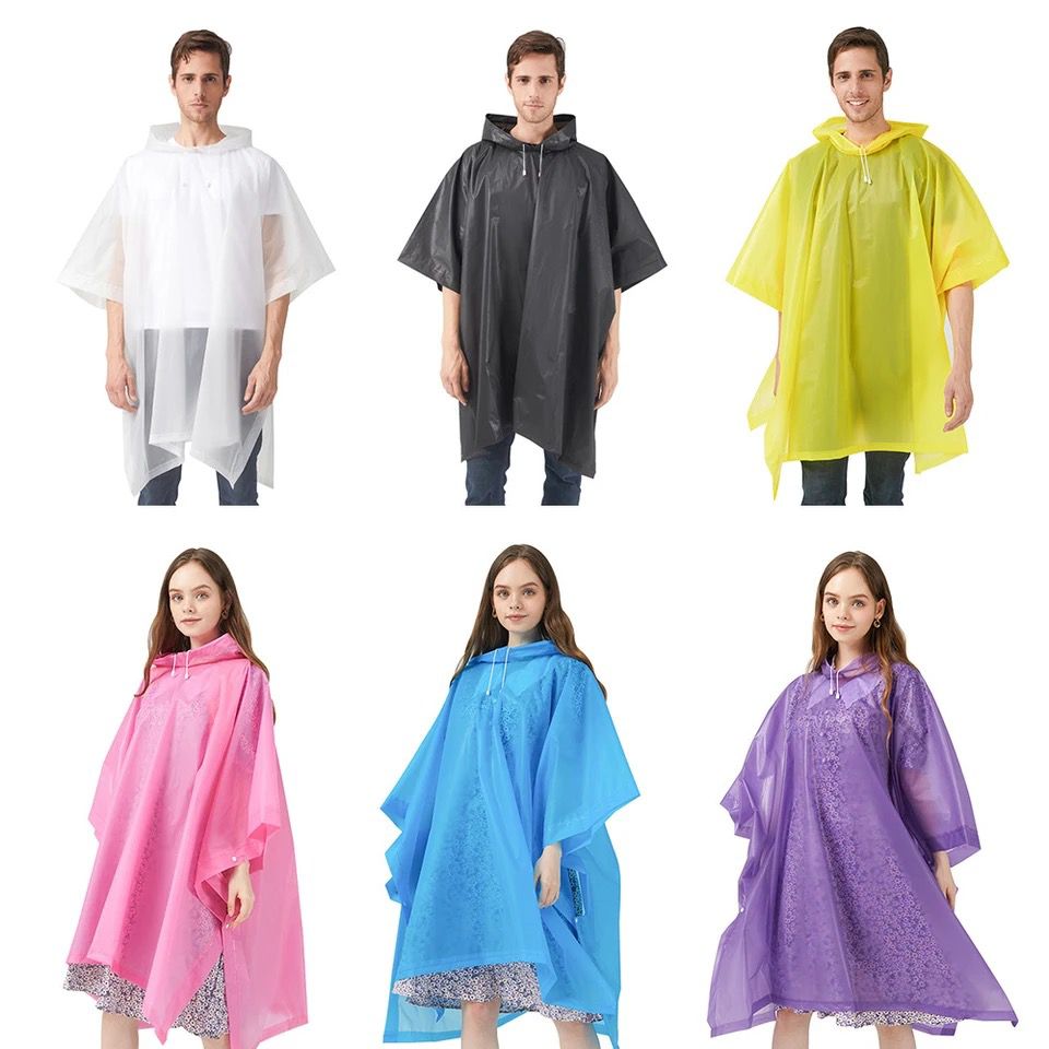 Prepare for el-nino - Durable Light weight Eva rain coat .Safe & Eco-friendly - The rain poncho is made of an eco-friendly material (100% EVA), no plastic smell and no harmless, compar
