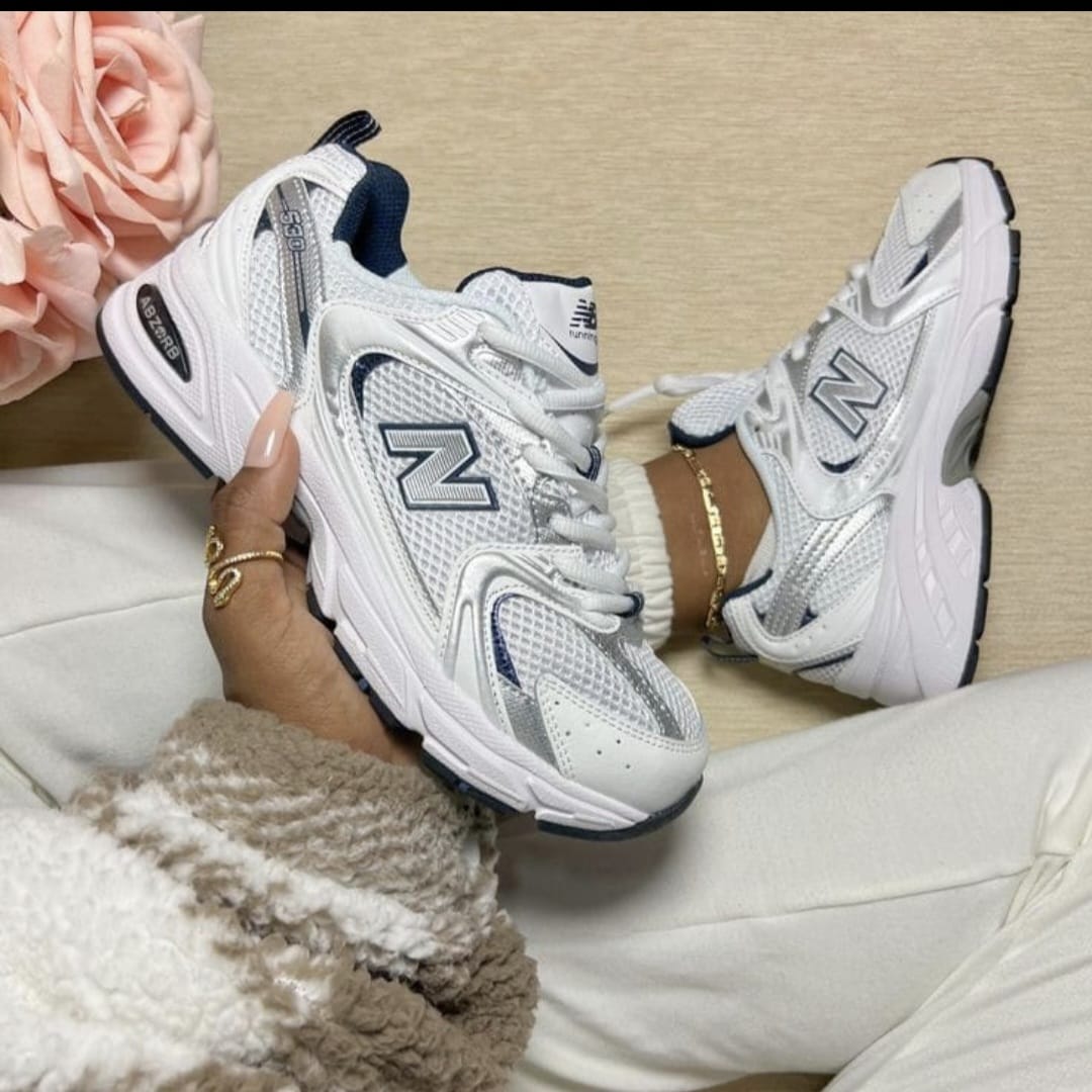 ORIGINAL NEW ARRIVAL SNEAKERS BALANCE 530 EDITION TRAINERS MULTI COLOUR ,HIGH QUALITY SNEAKERS.comes in colour white and pink.S