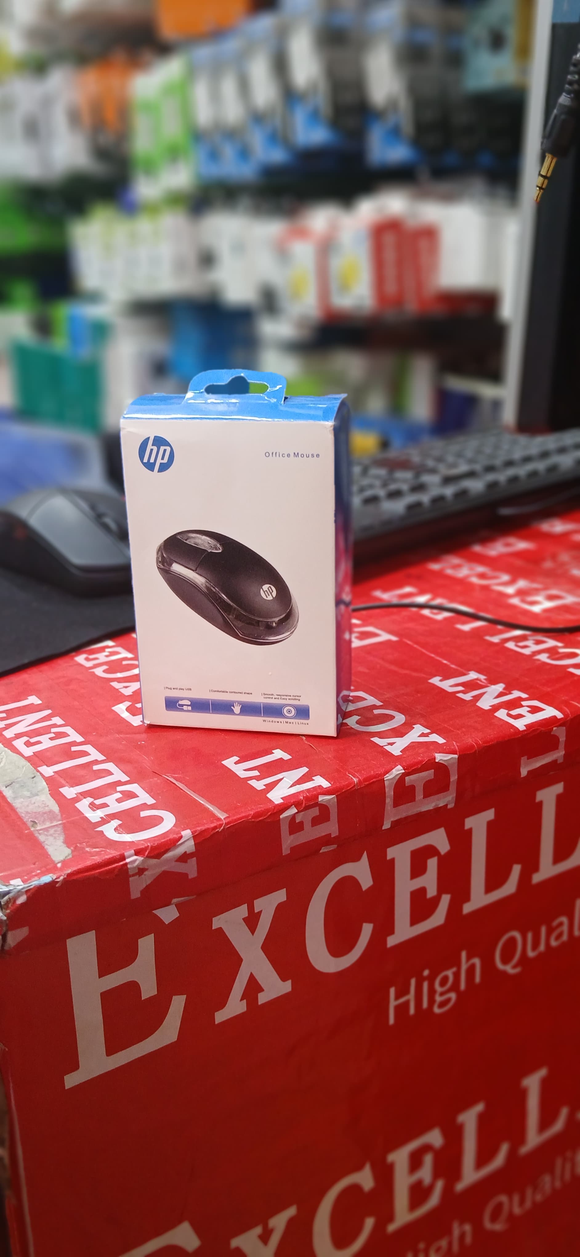 🥳GENUINE PRODUCT 🥳HP Original Wired USB Mouse for Windows PC Desktop, Laptop, Notebook, Mac, computer and Chromebook, for Righty or Lefty Use