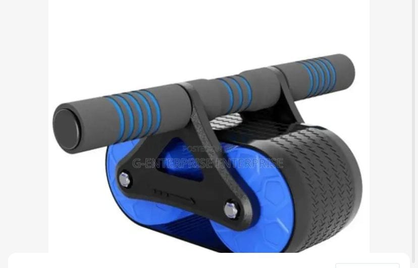 💥⚡Fitness Ab Roller Coaster Wheel Automatic Rebound Belly Wheel Gym Fitness Double-Wheeled Core Roller