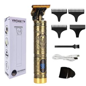 🔥Offer🔥T Bald Hair Clipper Mower Rechargeable Trimmer T-Outliner Barber Shaving Machine Vintage Cordless Haircut Men Cutter Shaver.Color: Black, Copper, Bronze, Sliver Buddha statue,T9 Size: 1.3 inc