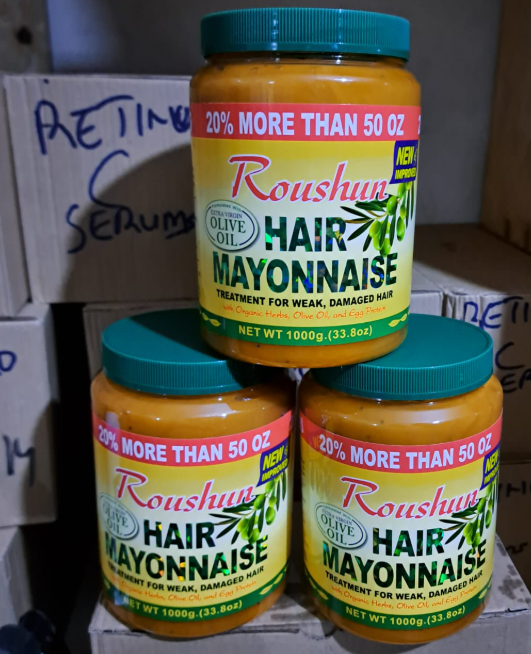 Roushun Hair Mayonnaise With Extra Virgin Olive Oil Treatment- 1000g