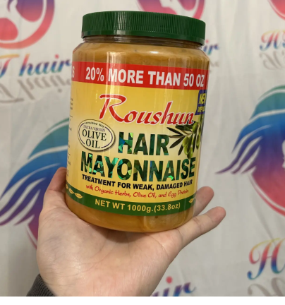 Roushun Hair Mayonnaise With Extra Virgin Olive Oil Treatment- 1000g