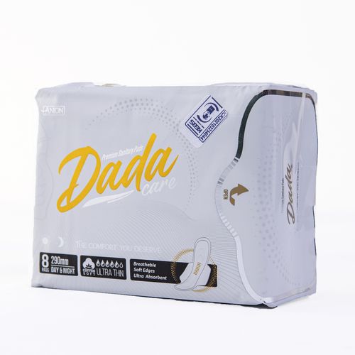 DADACARE PREMIUM SANITARY PADS For Women - Ultra-Thin, Super Absorbent, Leak-Proof, No Odur Feminine Hygiene Pads with Wings - Comfortable Day & Night Protection - 290MM - 12 PACK