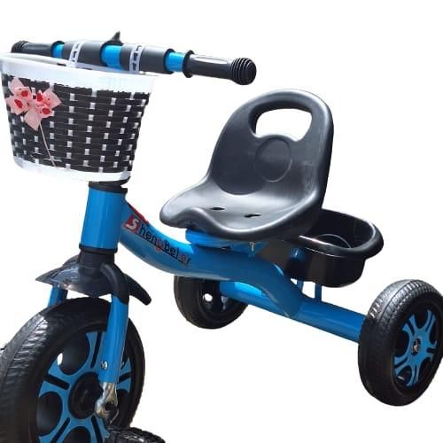 Blue Children's Tricycle for Kids Aged 2-5
