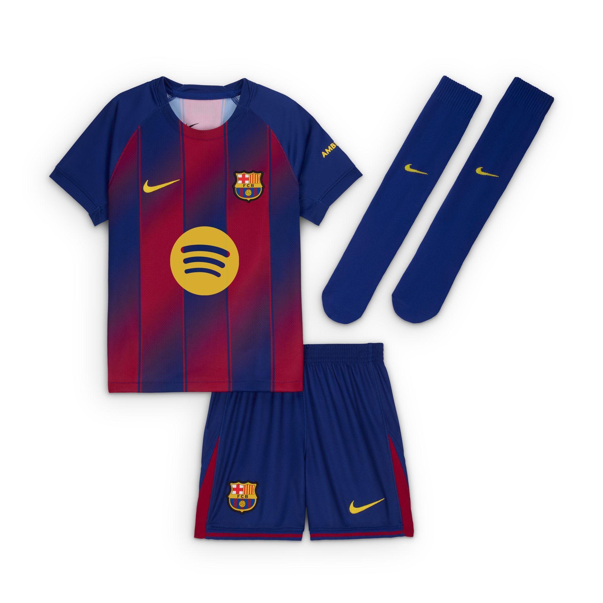 Barcelona FC Men's Soccer Jersey 25/26 Home Player Version
